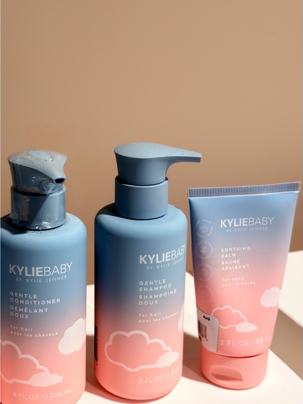 KYLIEBABY Gentle Kids Hair Care Trio in Blue and Pink